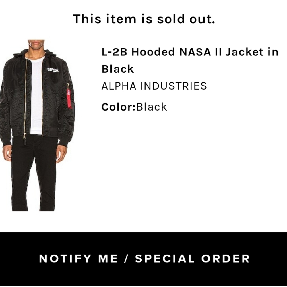 L-2B NASA HOODED JACKET
